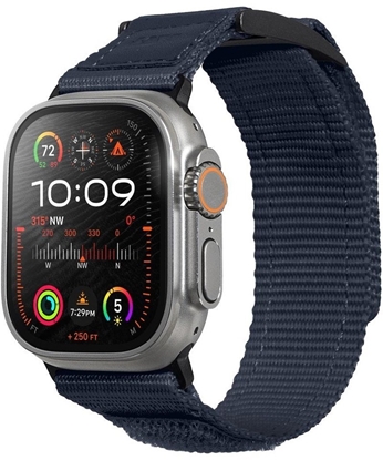 Attēls no Laut CHAMPS SPORT Blue Nylon Band Apple Watch 42/44/45/49