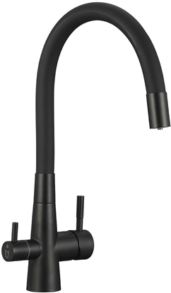 Изображение LAVEO Riveco - bateria zlewozmywakowa stojca z elastyczn wylewk i systemem do filtrowania wody