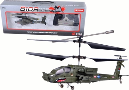 Attēls no LeanToys Zdalnie Sterowany Helikopter S109G SYMA RC Zielony
