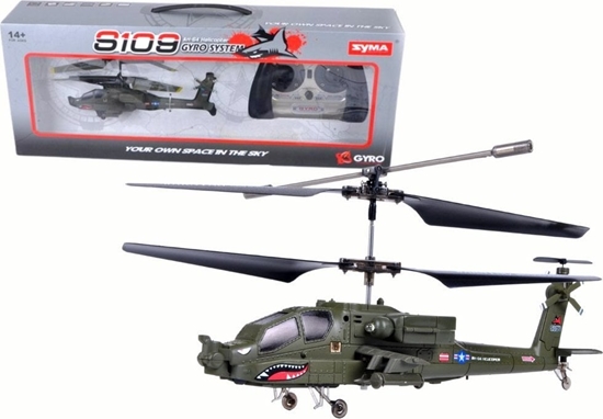 Изображение LeanToys Zdalnie Sterowany Helikopter S109G SYMA RC Zielony