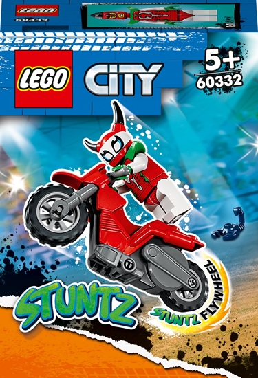 Picture of LEGO City Motocykl kaskaderski brawurowego skorpiona (60332)