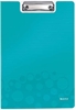 Изображение Leitz WOW Clipfolder with cover clipboard A4 Metal, Polyfoam Blue