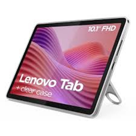 Изображение LENOVO TAB MEDIATEK HELIO G85 OC 4+128GB 10.1FHD ANDROID14 5100MAH + CLEAR CASE LUNA GREY ZAEH