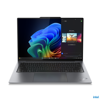 Attēls no Lenovo ThinkPad X9-14 G1 Intel | Grey | 14 " | OLED | WUXGA | 1920 x 1200 pixels | Anti-glare | Intel Core Ultra 7 | 258V | 32 GB | Soldered LPDDR5x | Solid-state drive capacity 1000 GB | Intel Arc Graphics | Windows 11 Pro | 802.11be | Bluetooth version 