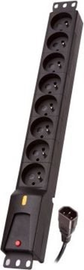 Picture of Lestar Listwa zasilajca LZRM 810 BW G-A K.:CZ 5,0M IEC320 (1966005076)