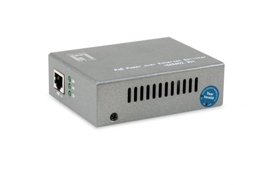 Picture of LevelOne PoE Splitter RJ45 2.5Gbps 60W grau