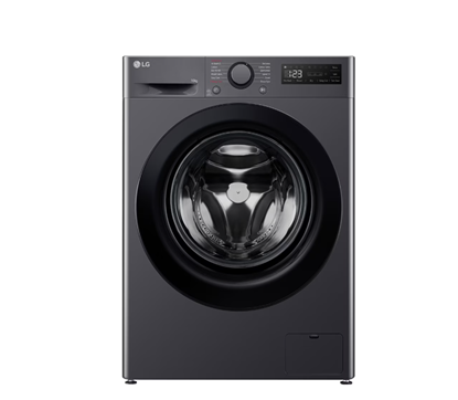 Attēls no LG | Washing Machine | F4WR510SBM | Energy efficiency class A | Front loading | Washing capacity 10 kg | 1400 RPM | Depth 57 cm | Width 60 cm | Display | LED | Steam function | Black