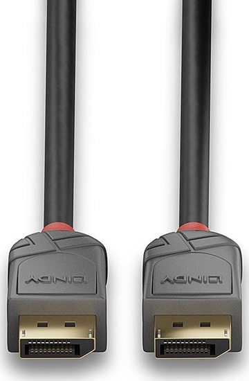 Picture of Lindy 10m DisplayPort 1.2 Cable, Anthra Line