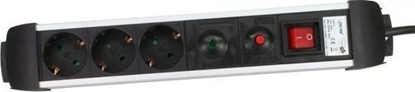 Picture of Listwa zasilajca InLine przeciwprzepiciowa 3 gniazda 1.5 m czarna (16431A)
