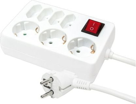 Picture of Listwa zasilajca LogiLink LPS 7 gniazd 5 m biaa (LPS210)