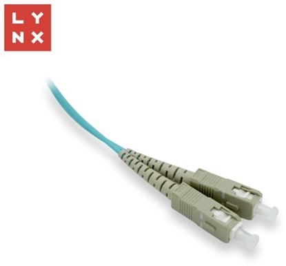 Изображение LYNX duplexní patch kabel MM, OM3, SC/SC, 50/125µm, 5m