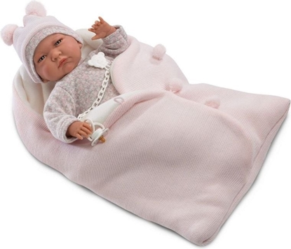 Attēls no Llorens Lalka - Bobas w róowym beciku, 42 cm (74048)