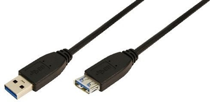 Picture of Logilink | 1m USB A - USB A 3.0 F/M | USB A | USB A