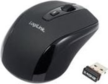 Picture of Logilink | Maus optisch Funk 2.4 GHz | wireless | 2.4GH wireless mini mouse with autolink | Black