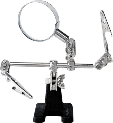 Picture of Logilink 3te helfende Hand mit Lupe, 46mm Lupe & 8 Gelenken