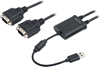 Изображение Logilink Adapter USB 2.0 -> 2x Seriell schwarz