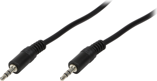 Picture of Logilink Audiokabel 1x 3,5mm -> 1x 3,5mm St/St  2.00m bk