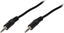 Picture of Logilink Audiokabel 1x 3,5mm -> 1x 3,5mm St/St  2.00m bk