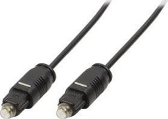 Picture of Logilink Audiokabel 1x Toslink -> 1x Toslink St/St 0.50m bk
