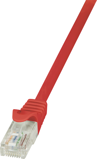 Изображение LogiLink CAT 5e Patchcord U/UTP Czerwony 1M (CP1034U)