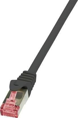 Attēls no LogiLink CAT 6 Patchcord S/FTP PIMF Czarny 3M (CQ2063S)