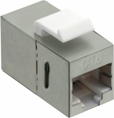 Picture of Logilink Keystone Kupplung 2X RJ45 STP 14,5mm, Cat.6, Metall