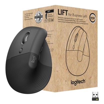 Picture of Logitech Lift Vertical Ergonomic Mouse for Business, Left
