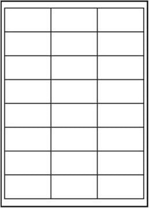 Attēls no Logo etykiety 66mm x 33.8mm, A4, matowe, biae, 10 szt.