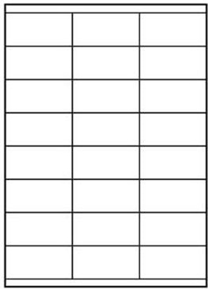 Attēls no Logo etykiety 70mm x 36mm, A4, matowe, biae, 10 szt.