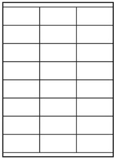 Picture of Logo etykiety 70mm x 36mm, A4, matowe, biae, 10 szt.