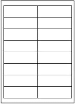 Attēls no Logo Etykiety A4, matowe, biae, 10 szt.