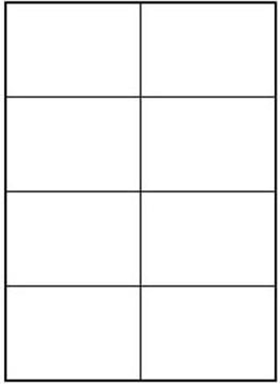 Picture of Logo Etykiety A4, matowe, biae, 10 szt.