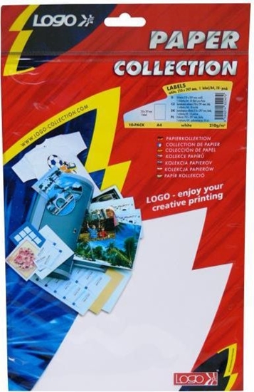 Picture of Logo Etykiety A4, matowe, biae, 10 szt.