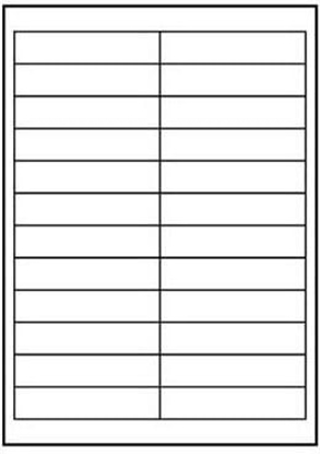 Attēls no Logo Etykiety A4, matowe, biae, 25 szt.