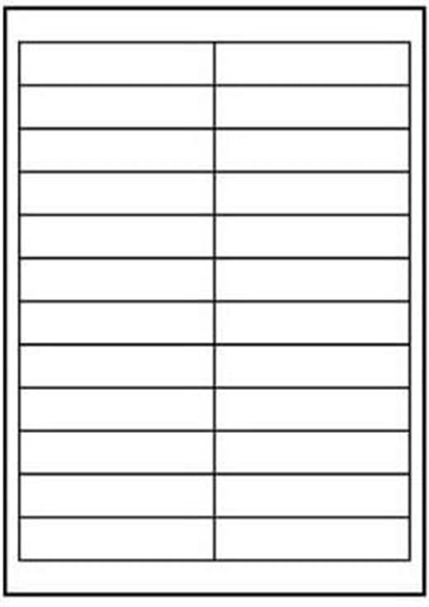 Picture of Logo Etykiety A4, matowe, biae, 25 szt.