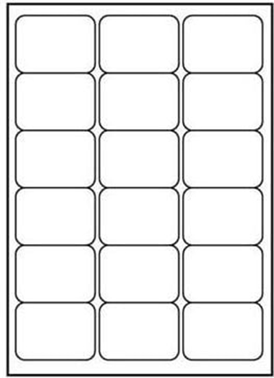 Picture of Logo Etykiety A4, matowe, biae, 25 szt.