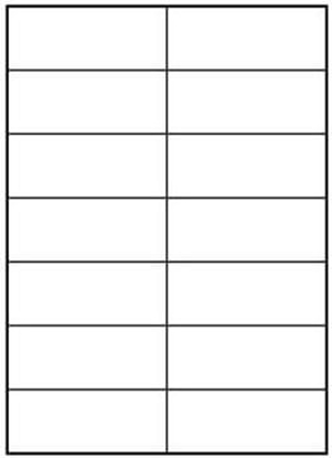 Attēls no Logo Etykiety A4, matowe, biae, 25 szt.