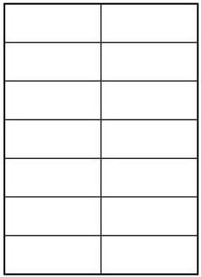 Picture of Logo Etykiety A4, matowe, biae, 25 szt.