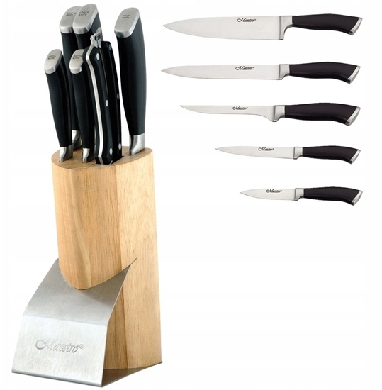 Picture of Maestro ZESTAW NOY KOMPLET 7 ELEMENTÓW W BLOKU ZE STOJAKIEM MR-1421