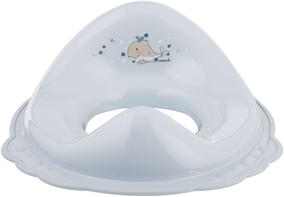 Изображение Maltex Maltex Nakadka na sedes z gumkami antypolizgowymi Wieloryb satynowy bkit