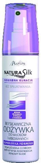 Picture of Marion Natura Silk Byskawiczna odywka do wosów farbowanych 150 ml