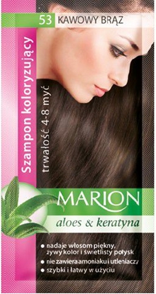 Изображение Marion Szampon koloryzujcy 4-8 my nr 53 kawowy brz 40 ml