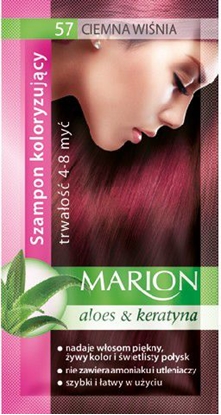 Изображение Marion Szampon koloryzujcy 4-8 my nr 57 ciemna winia 40 ml