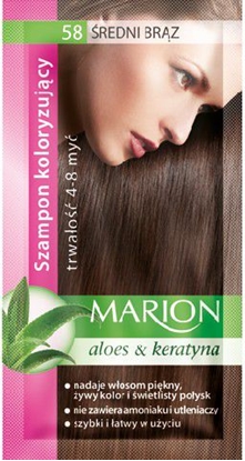 Изображение Marion Szampon koloryzujcy 4-8 my nr 58 redni brz 40 ml