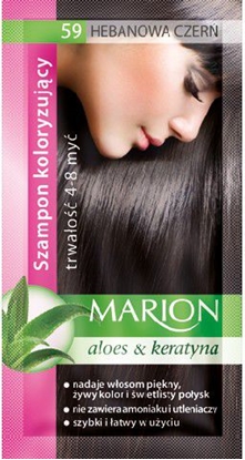 Изображение Marion Szampon koloryzujcy 4-8 my nr 59 hebanowa czer 40 ml