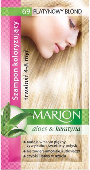 Изображение Marion Szampon koloryzujcy 4-8 my nr 69 platynowy blond 40 ml
