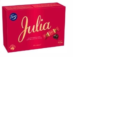 Изображение Marmelādes konfektes JULIA Fazer, ar tumšo šokolādi, 150g