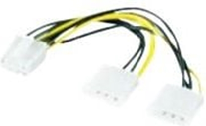 Attēls no Mcab Molex x2 - PCIe 8-pin, 0.15m, óty (7008011)