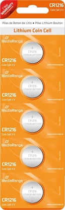 Picture of Mediarange Batterie Knopfzelle Lithium/CR1216 3V 5Stk.