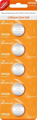 Picture of Mediarange Batterie Knopfzelle Lithium/CR1220 3V 5Stk.